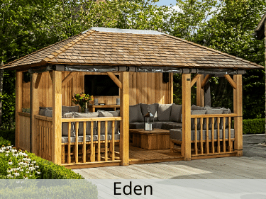 Eden Luxury Wooden Gazebo